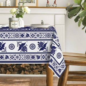 Mantel Antimanchas Azulejos Mexicanos