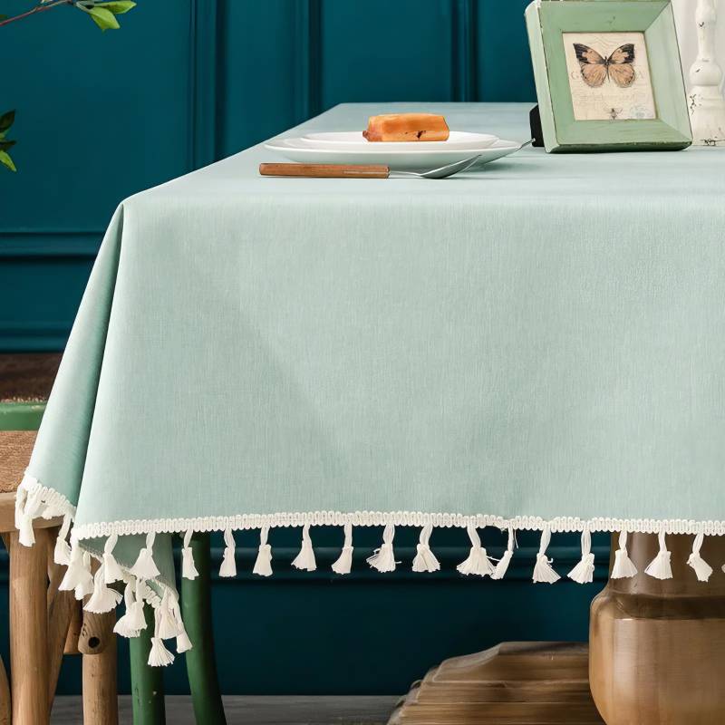 Mantel Antimanchas con Flecos Mantel Antimanchas con Flecos - Imagen 5