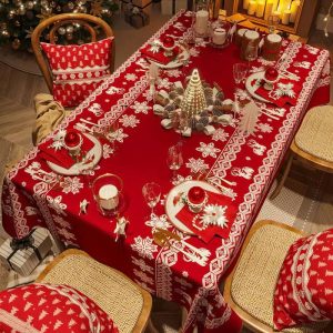 Mantel Antimanchas Copos de Nieve Mantel Antimanchas Copos de Nieve
