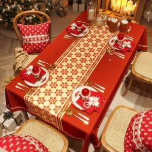 Mantel Antimanchas Estrellas Navideñas Mantel Antimanchas Estrellas Navideñas