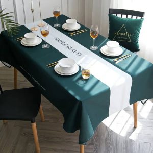 Mantel Antimanchas Lujo Esmeralda