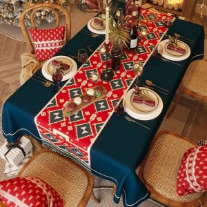 Mantel Antimanchas Patchwork Navideño Mantel Antimanchas Patchwork Navideño