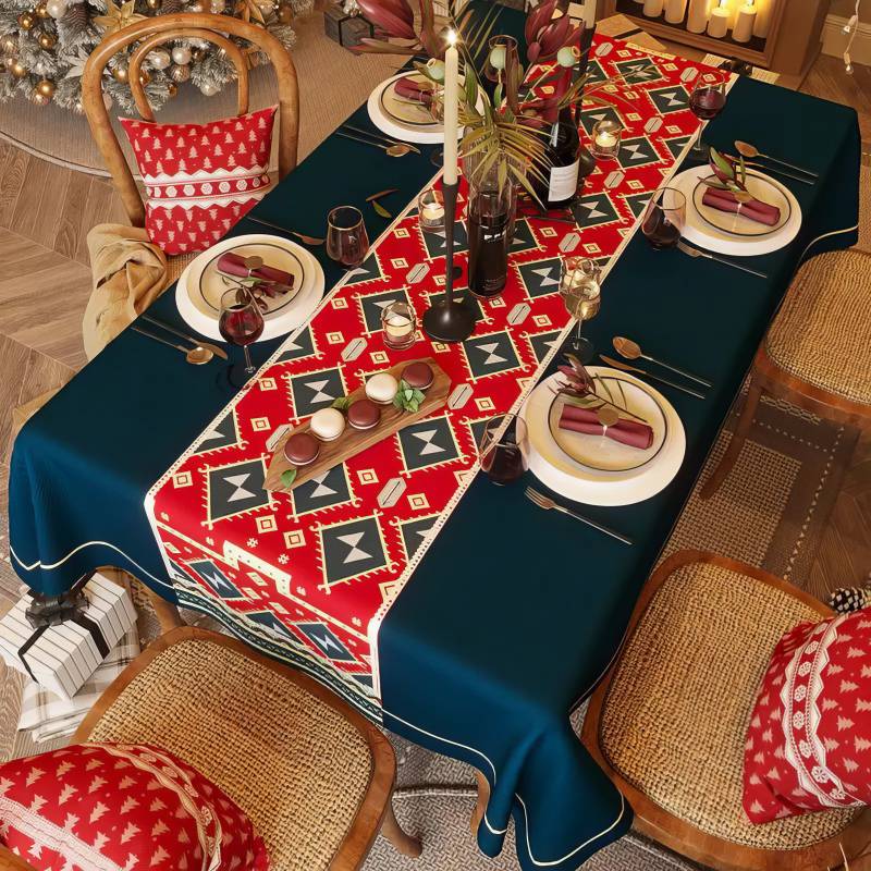 Mantel Antimanchas Patchwork Navideño Mantel Antimanchas Patchwork Navideño