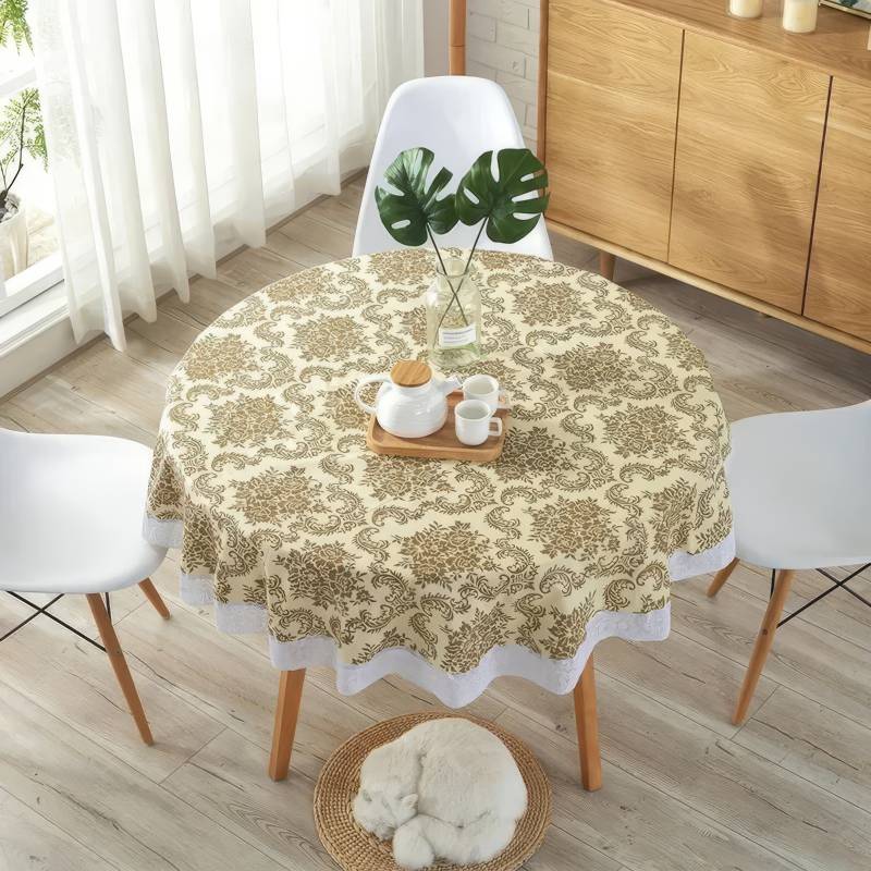 Mantel de Hule Encaje Floral