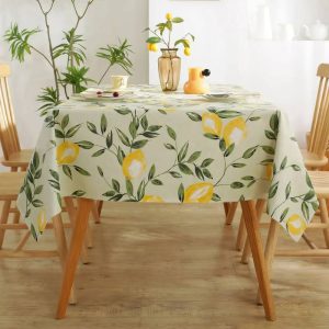 Mantel de Hule Limones Mediterráneos