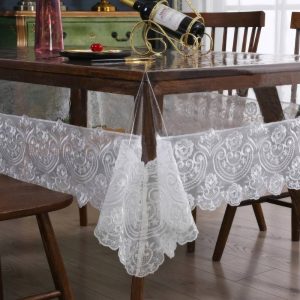 Mantel de Hule Transparente Mantel de Hule Transparente