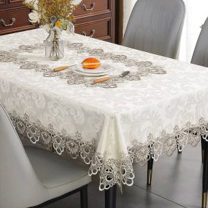 Mantel Antimanchas Encaje Floral Mantel Antimanchas Encaje Floral