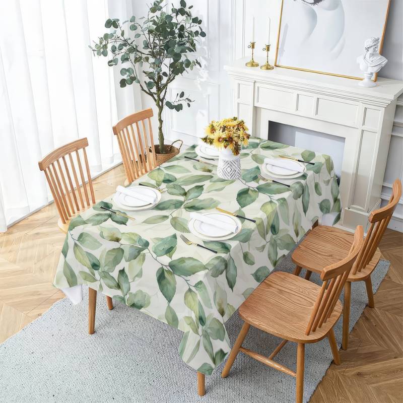 Mantel Antimanchas Eucalipto Verde Mantel Antimanchas Eucalipto Verde