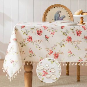 Mantel Antimanchas Flores