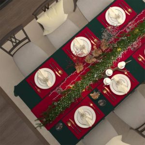 Mantel Antimanchas Navidad Verde Abeto Mantel Antimanchas Navidad Verde Abeto